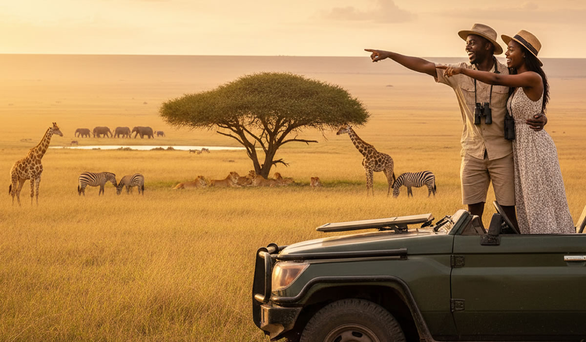 14 Day Luxury Kenya & Tanzania Safari with Diani Beach Relaxation